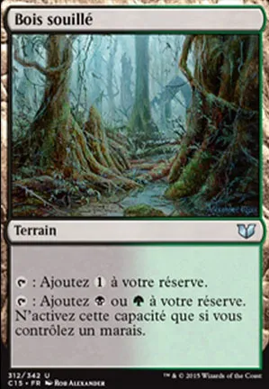 Bois souillé
