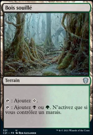 Bois souillé