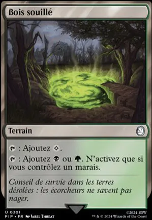 Bois souillé