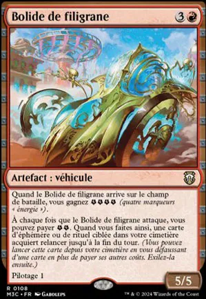 Bolide de filigrane