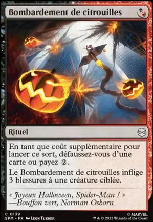 Bombardement de citrouilles
