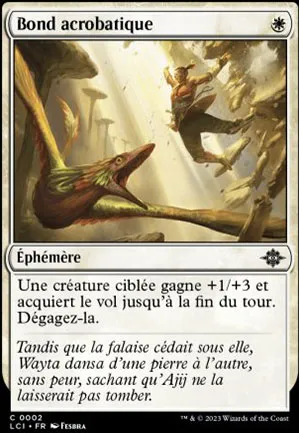 Bond acrobatique