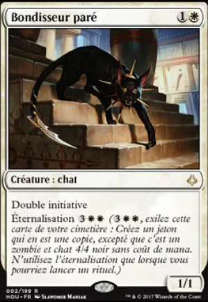Bondisseur paré