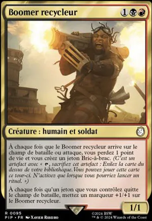 Boomer recycleur