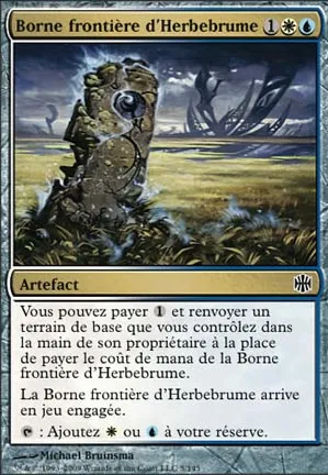 Borne frontière d'Herbebrume