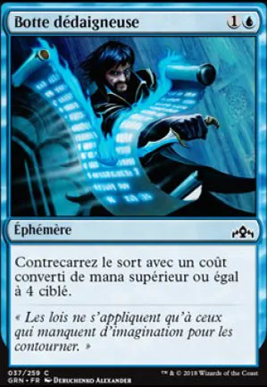 Botte dédaigneuse