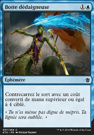 Botte dédaigneuse