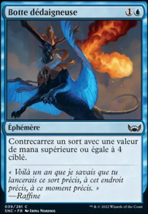 Botte dédaigneuse