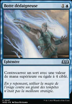 Botte dédaigneuse