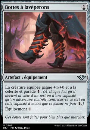 Bottes à lavéperons