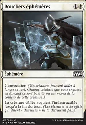 Boucliers éphémères