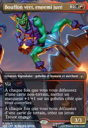 Bouffon vert, ennemi juré