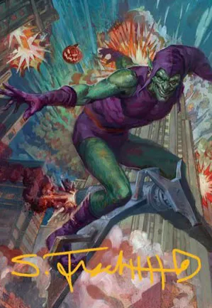 Bouffon vert - Illustration