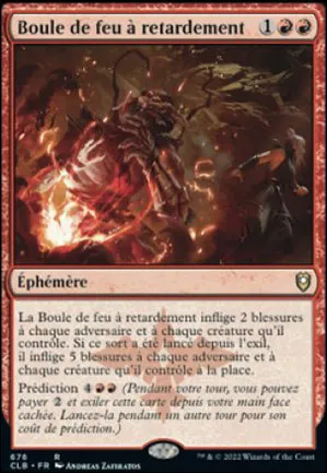 Boule de feu à retardement