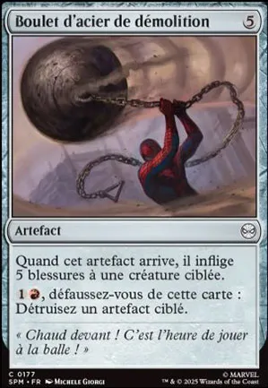 Boulet d'acier de démolition