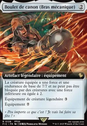 Boulet de canon (Bras mécanique)