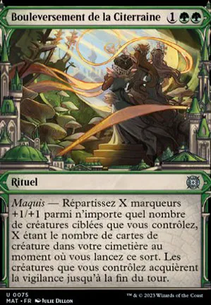 Bouleversement de la Citerraine