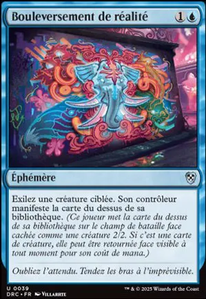 Bouleversement de réalité