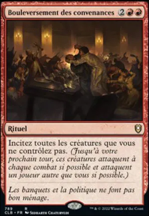 Bouleversement des convenances