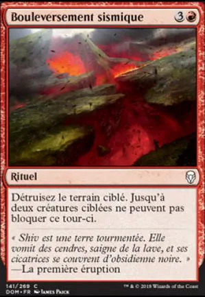 Bouleversement sismique