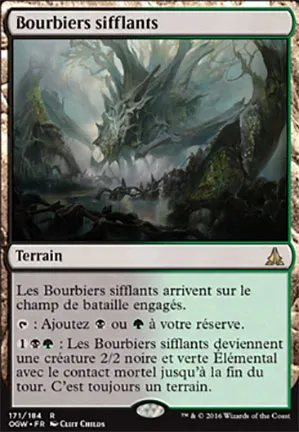 Bourbiers sifflants