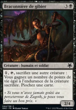 Braconnière de gibier