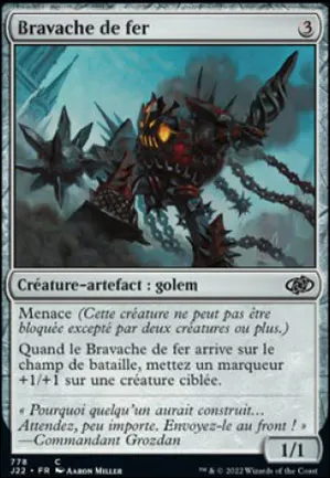 Bravache de fer