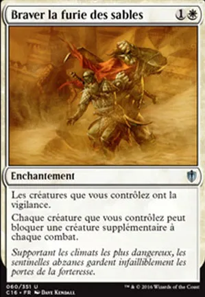 Braver la furie des sables