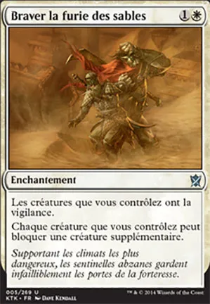 Braver la furie des sables