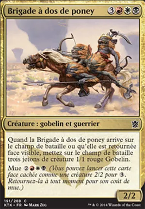 Brigade à dos de poney