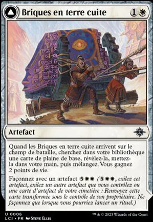 Briques en terre cuite // Four à cosmium