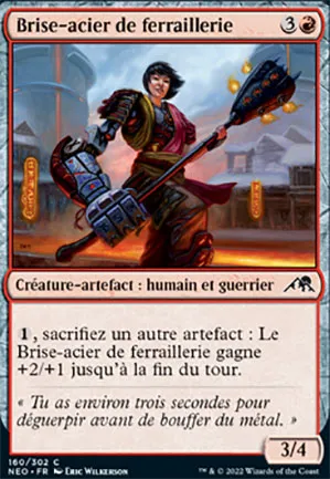 Brise-acier de ferraillerie