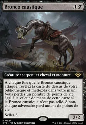 Bronco caustique