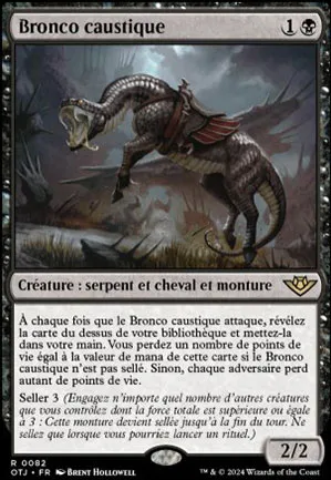 Bronco caustique