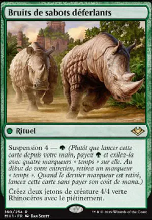 Bruits de sabots déferlants