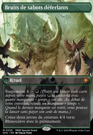 Bruits de sabots déferlants
