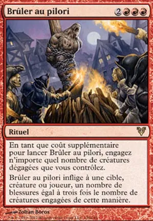 Brûler au pilori