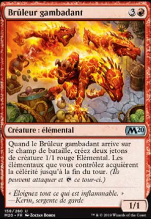 Brûleur gambadant