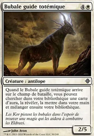Bubale guide totémique