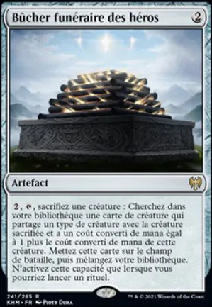 Bûcher funéraire des héros
