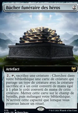 Bûcher funéraire des héros
