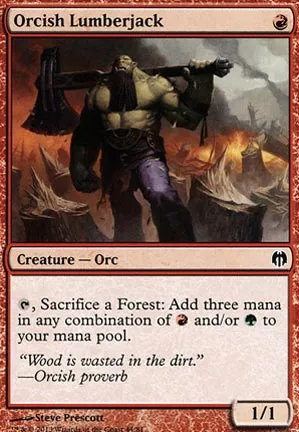 Bûcheron orque