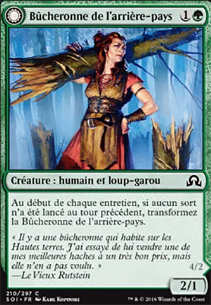 Bûcheronne de l'arrière-pays // Destructrice des forêts