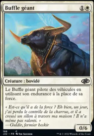 Buffle géant
