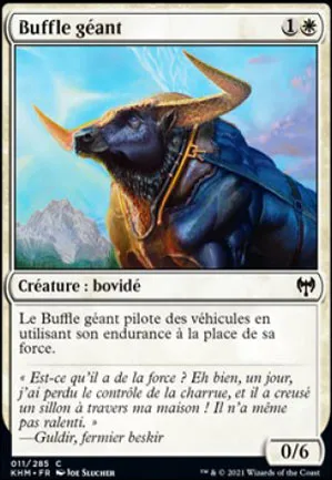 Buffle géant