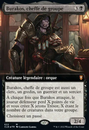 Burakos, cheffe de groupe