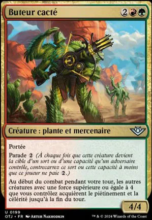 Buteur cacté