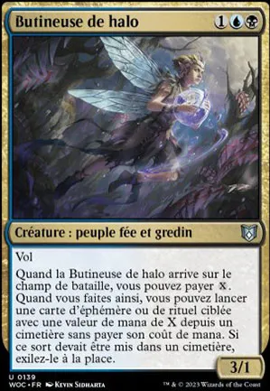 Butineuse de halo