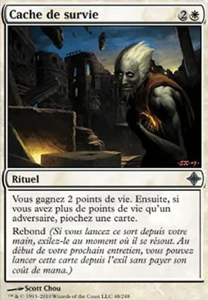 Cache de survie