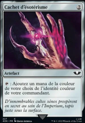 Cachet d'ésotérisme